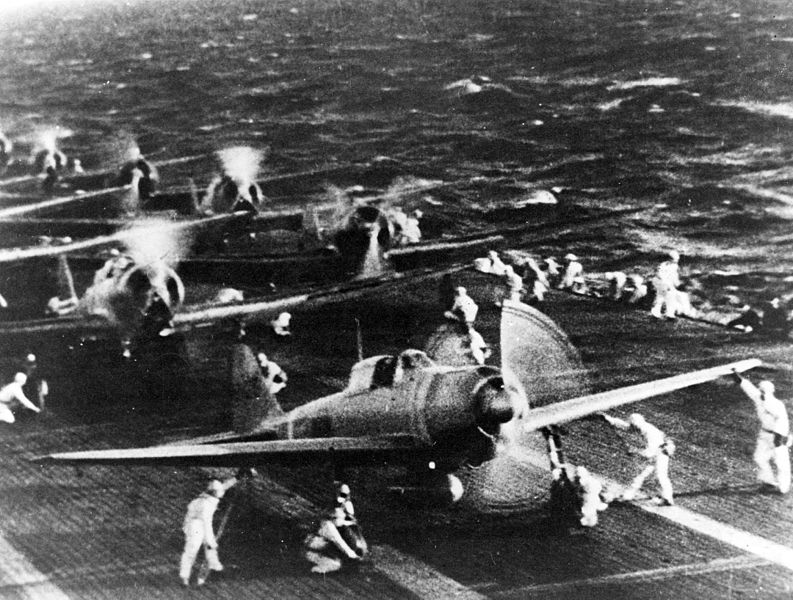A6M2 tesne pred útokom na Pearl Harbor
