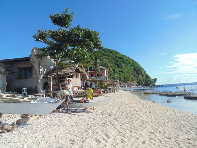 bežný deň na Apo Island