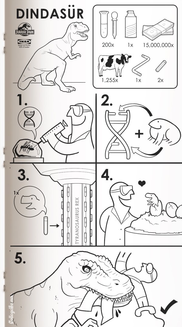 College-Humor-Sci-Fi-Ikea-Manuals-Jurassic-Park